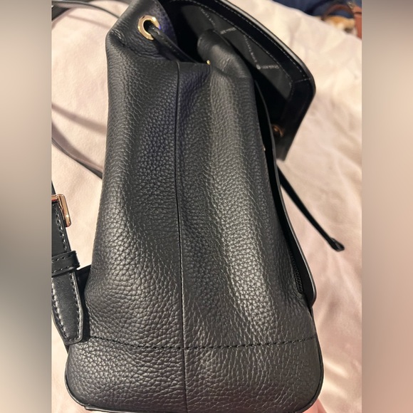 Michael Kors, medium drawstring, backpack leather new with tags - Picture 2 of 5